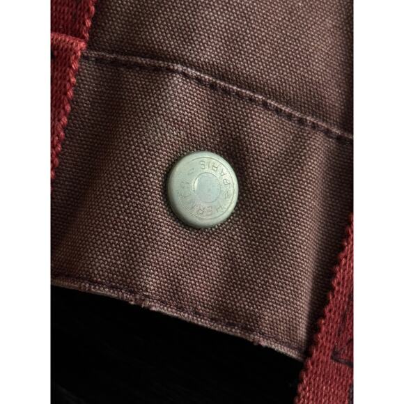 Authentic‎ Vintage Hermes Canvas Herline PM Small Tote - Picture 4 of 16